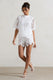 Saint Tropez | White Lace High-Waist Shorts