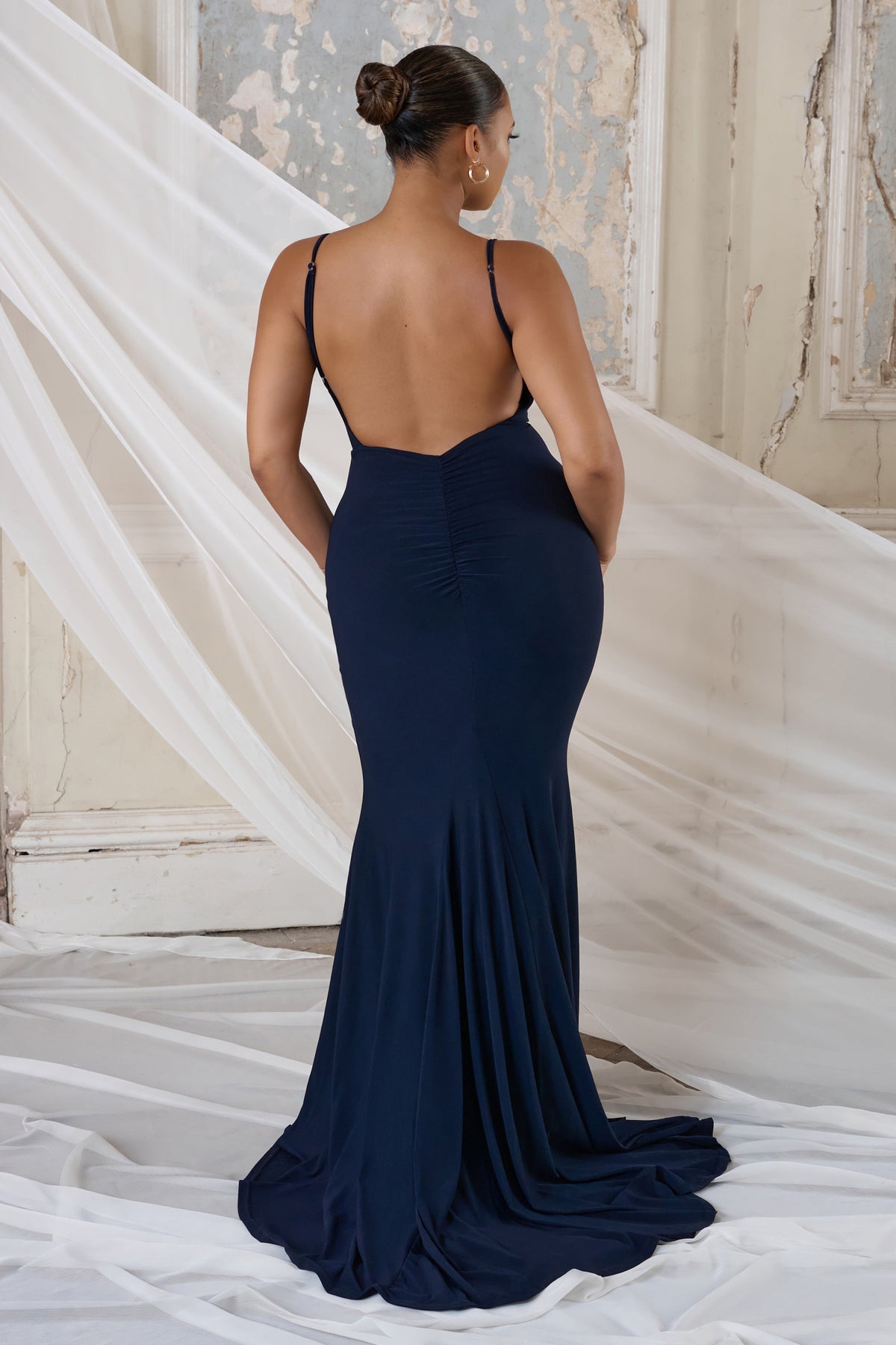 Backless Bodycon Maxi Dress – Styched Fashion