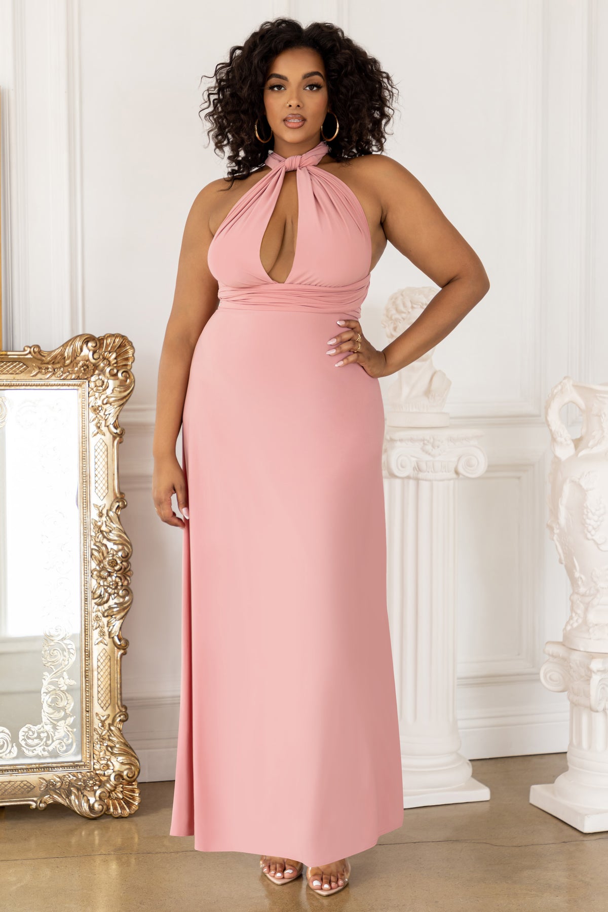 Multiway bridesmaid shop dress pink