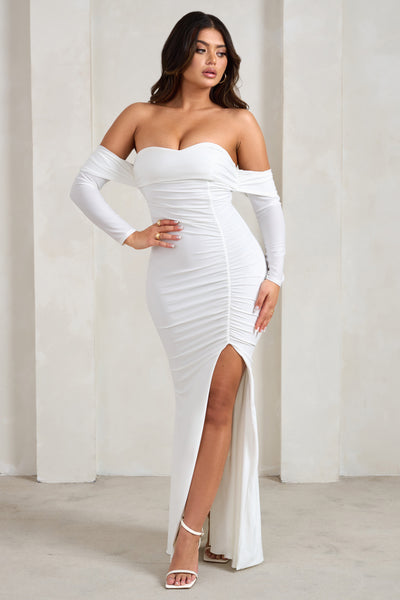 Club l white sales maxi dress