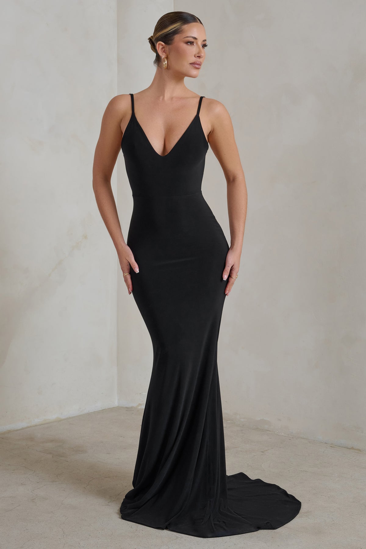 club l london fishtail maxi dress Impress Me